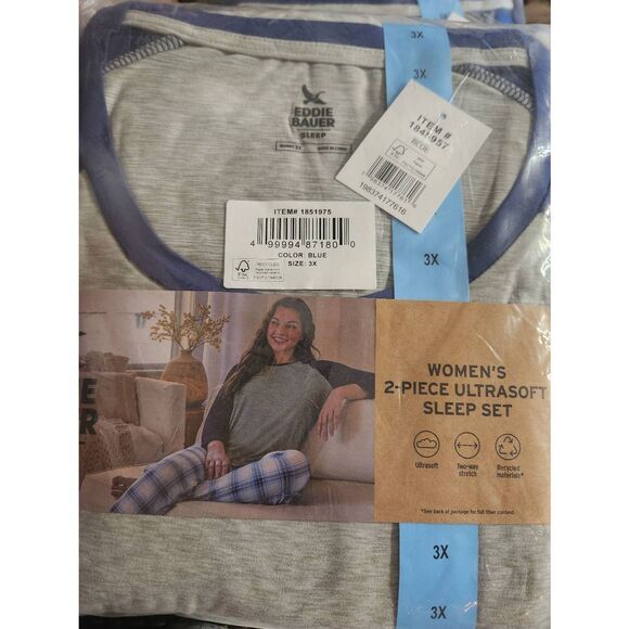 Eddie Bauer Women's 2-piece Sleep Set. Size 3XL - Picture 4 of 5
